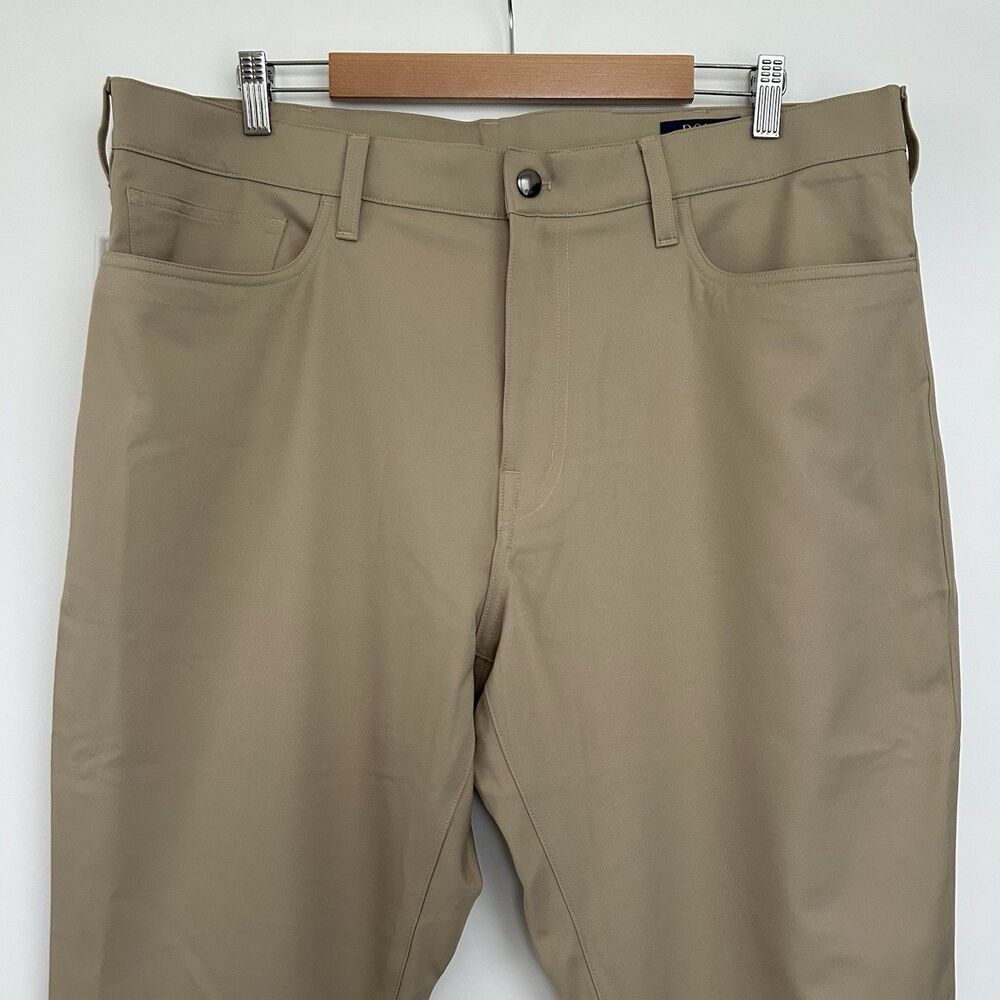 Polo Ralph Lauren Performance Chinos Mens 38x30 Tan Stretch Tech Golf Pants